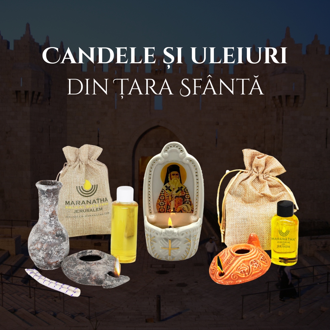 Candele și uleiuri din Țara Sfântă